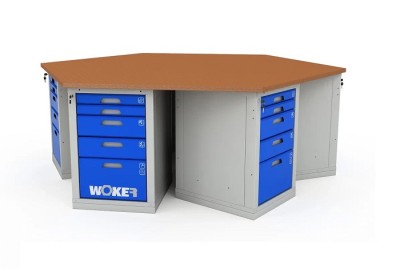 Верстак шеститумбовый Woker Pro 6005.F30.2500